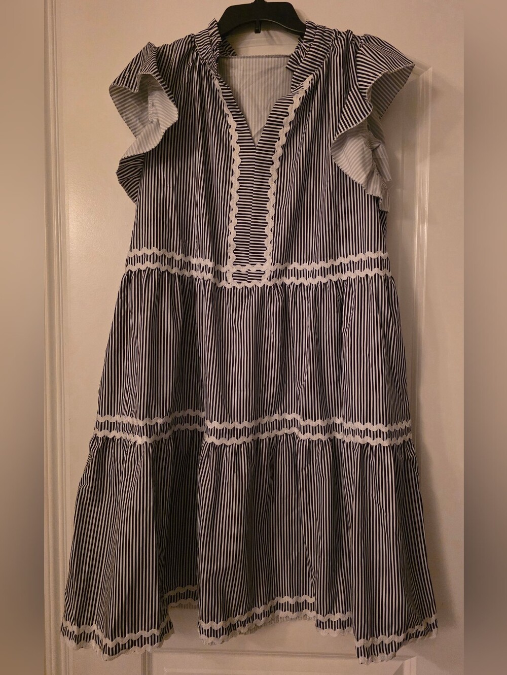 New Black And White Dress Womens XL